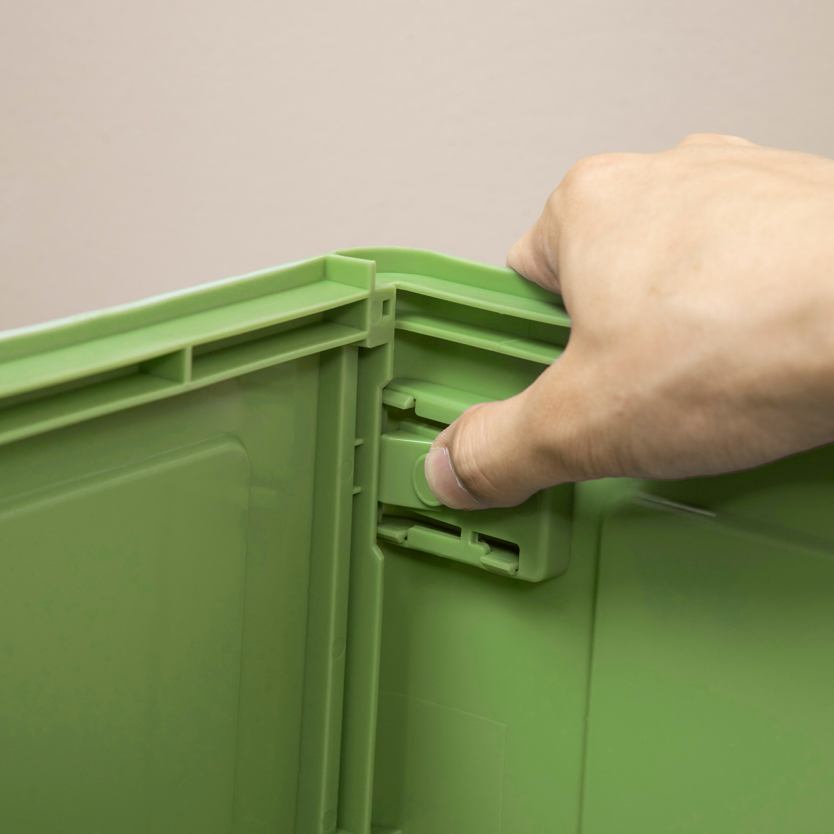 Hooded Cat Litter Box - Light Green