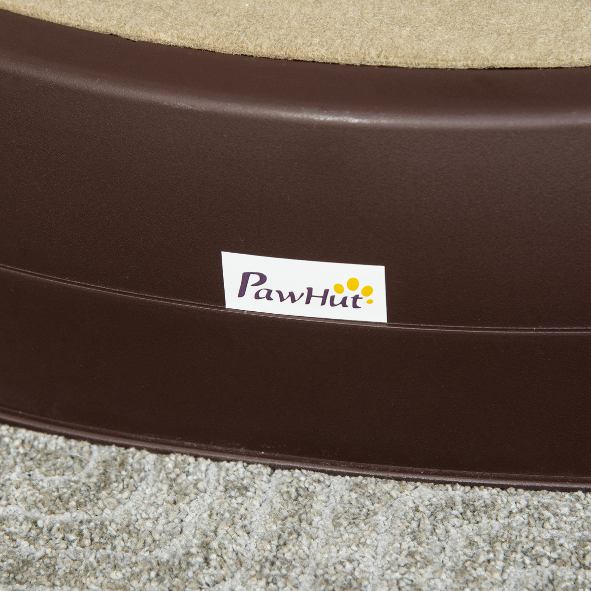 3-Step Non-Slip Pet Stairs - Brown