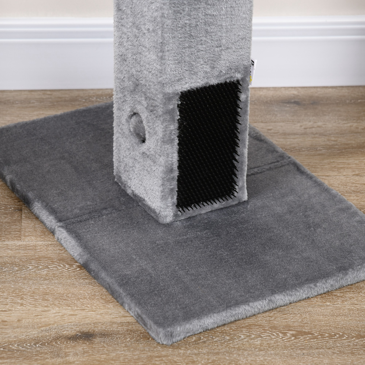 79cm Cat Scratching Post with Hanging Toy - Grey