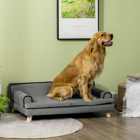 Water-Resistant Dog Sofa - Grey