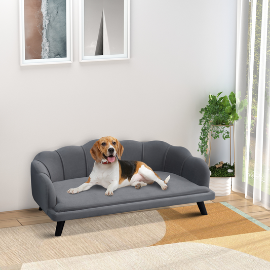 Dog Sofa Bed - Grey