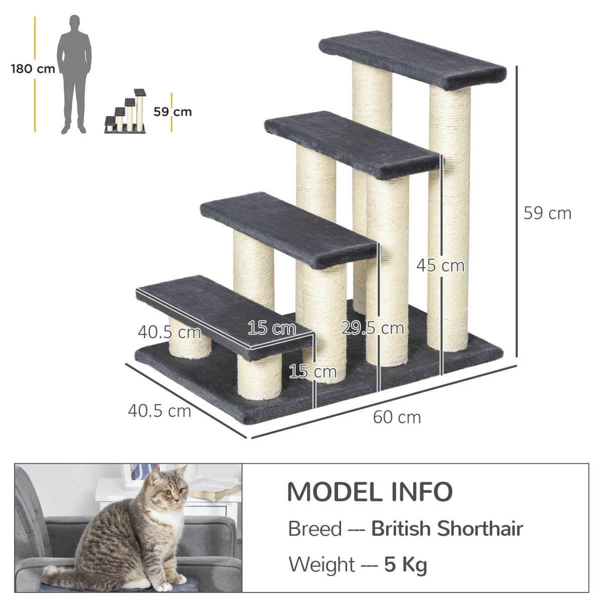 Plush Pet Step Ladder