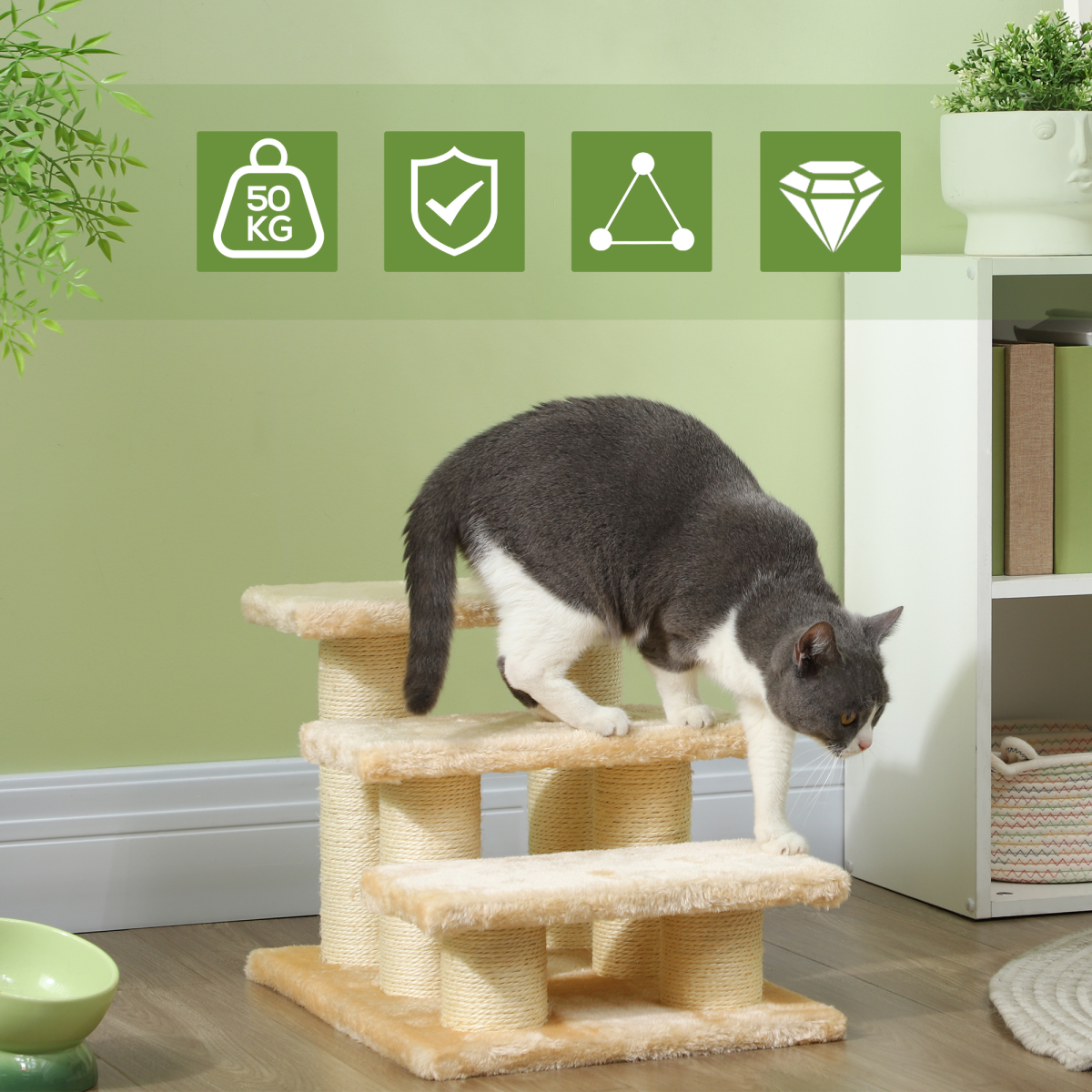 Portable Pet Stairs for Senior Pets
