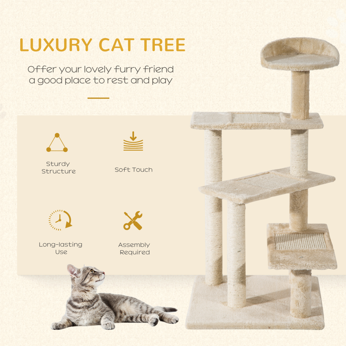 Multi-Level Cat Activity Centre