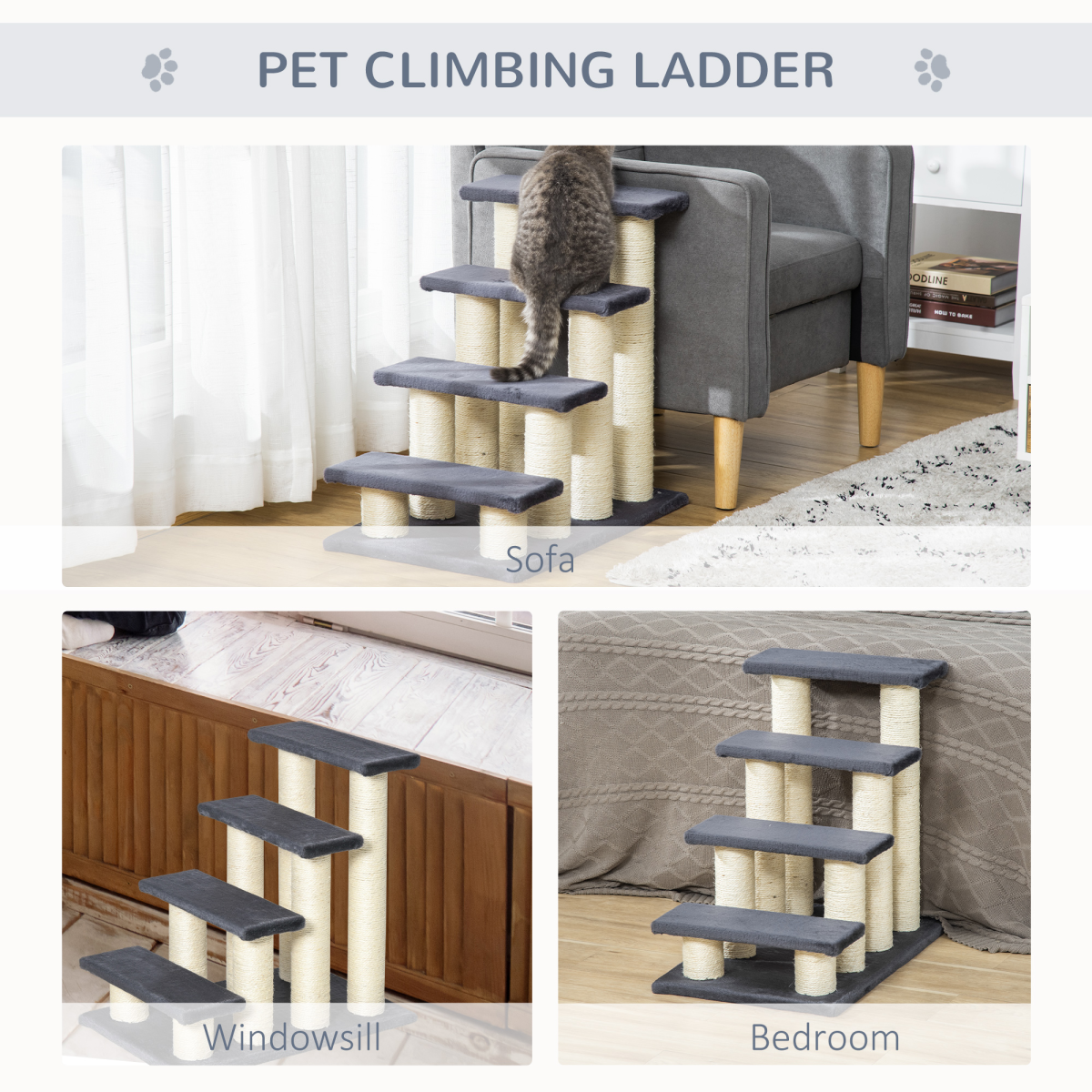 Plush Pet Step Ladder