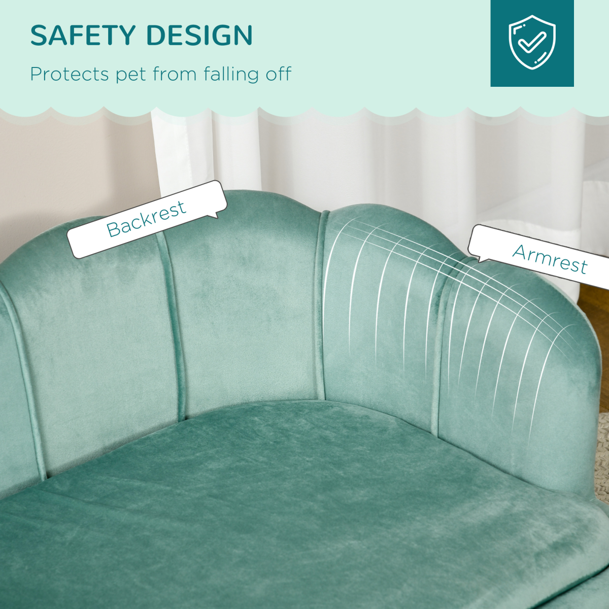 Dog Sofa Bed - Green