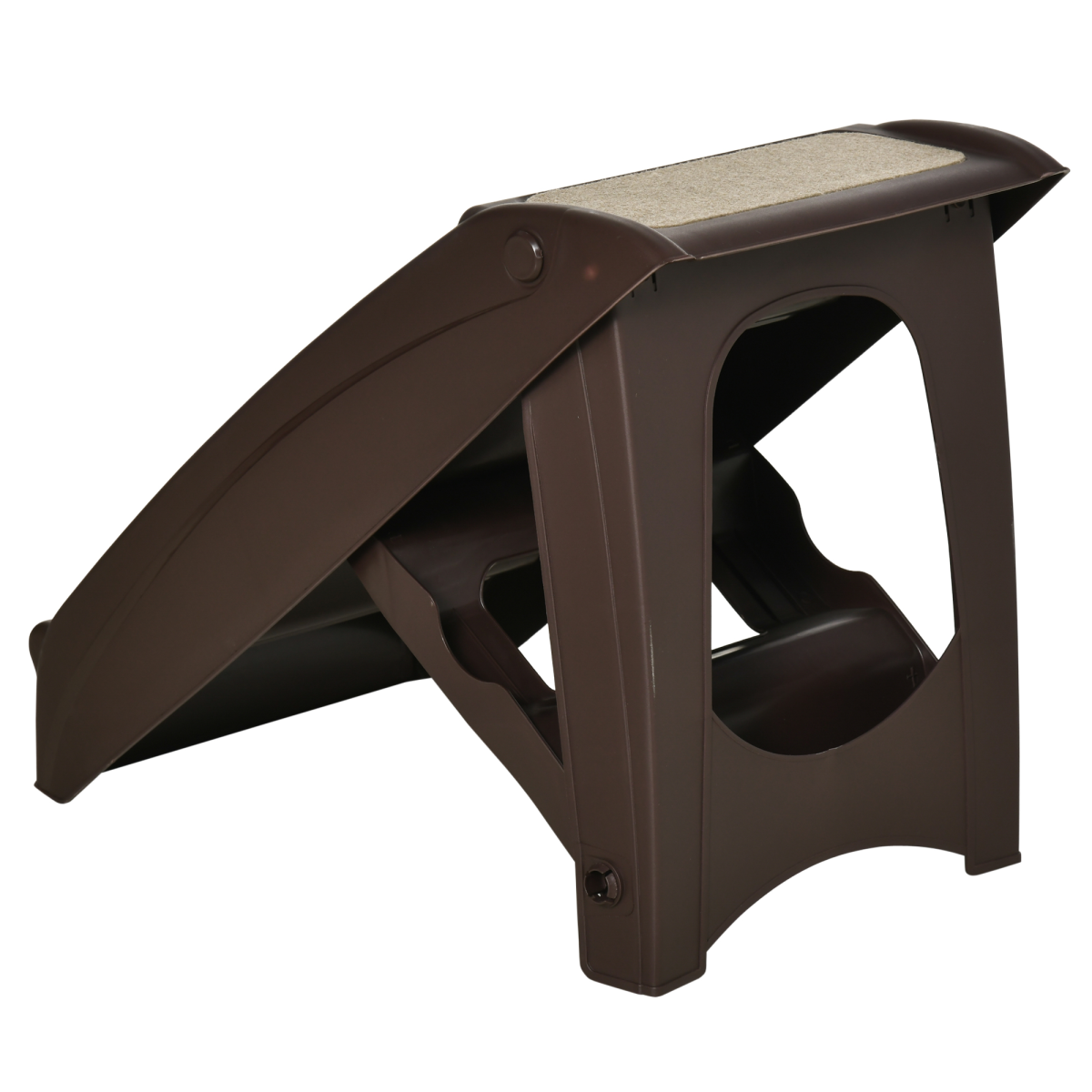 Non-Slip Pet Stairs - Brown