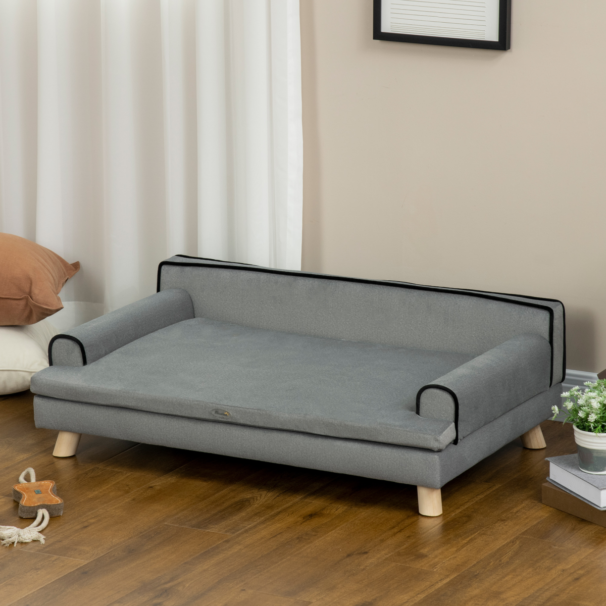 Water-Resistant Dog Sofa - Grey