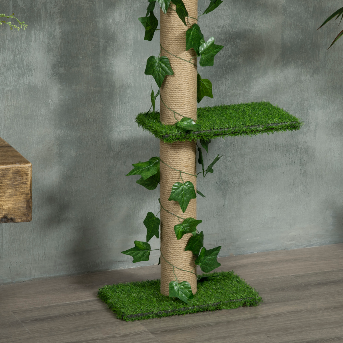 Floor-to-Ceiling Cat Tree - Green