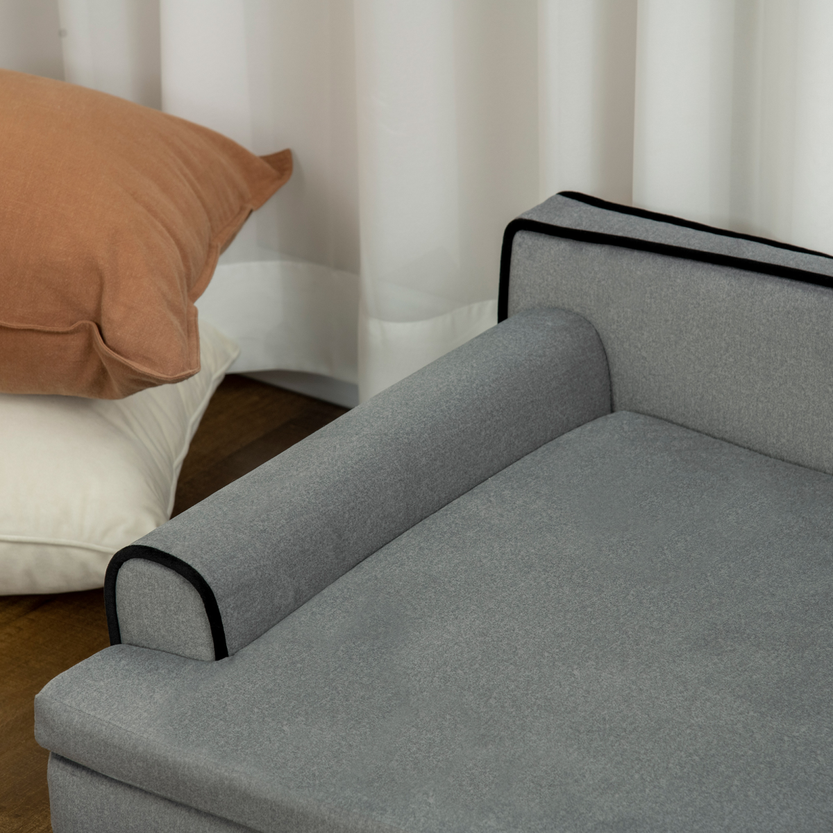 Water-Resistant Dog Sofa - Grey