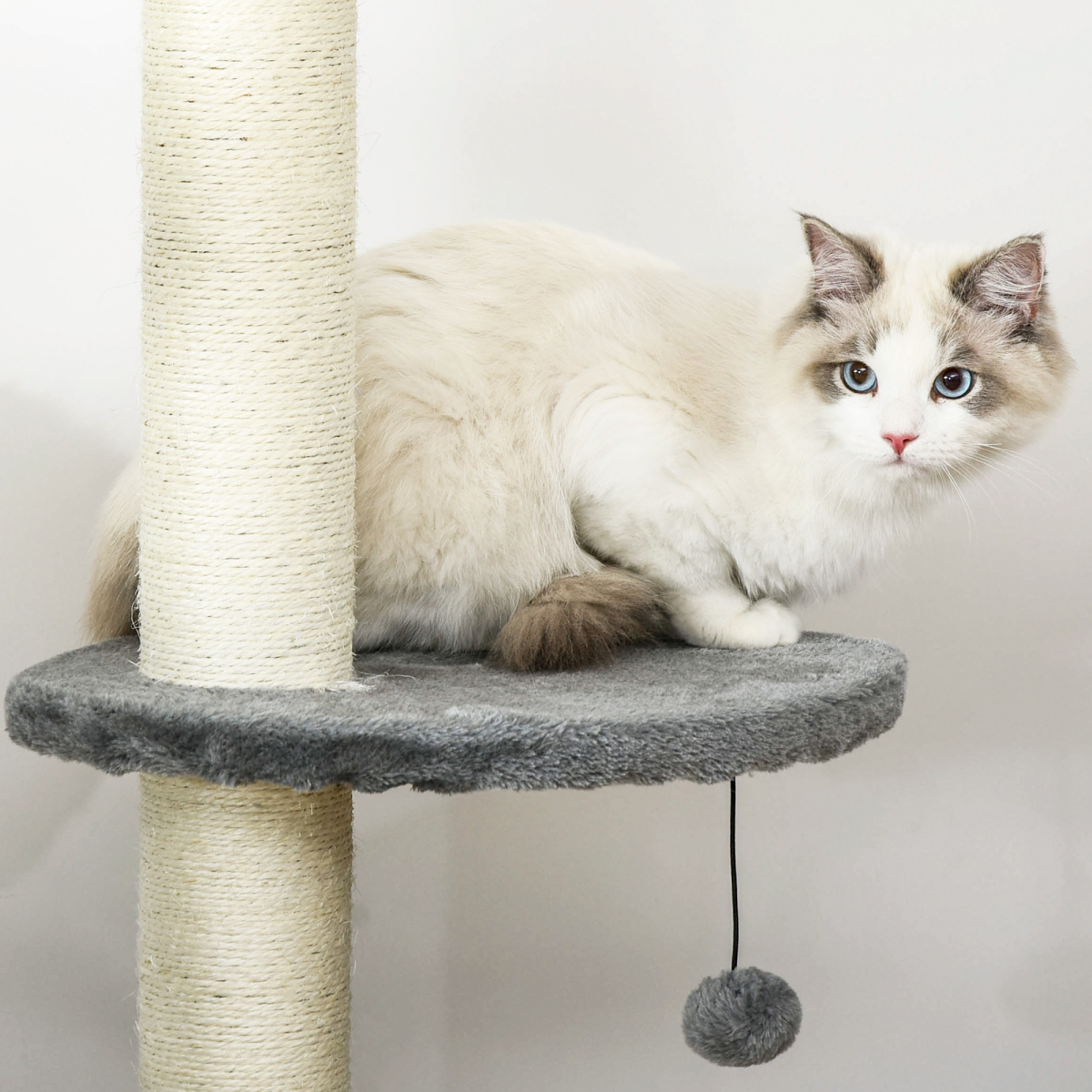 Multi-Level Cat Tree - Light Grey