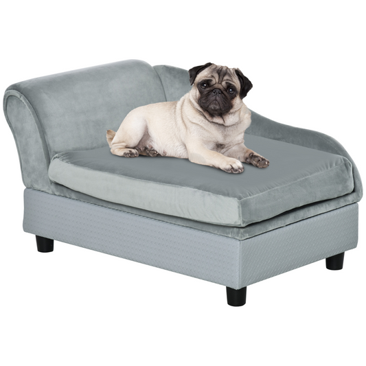 Pet Sofa with Storage - Light Blue