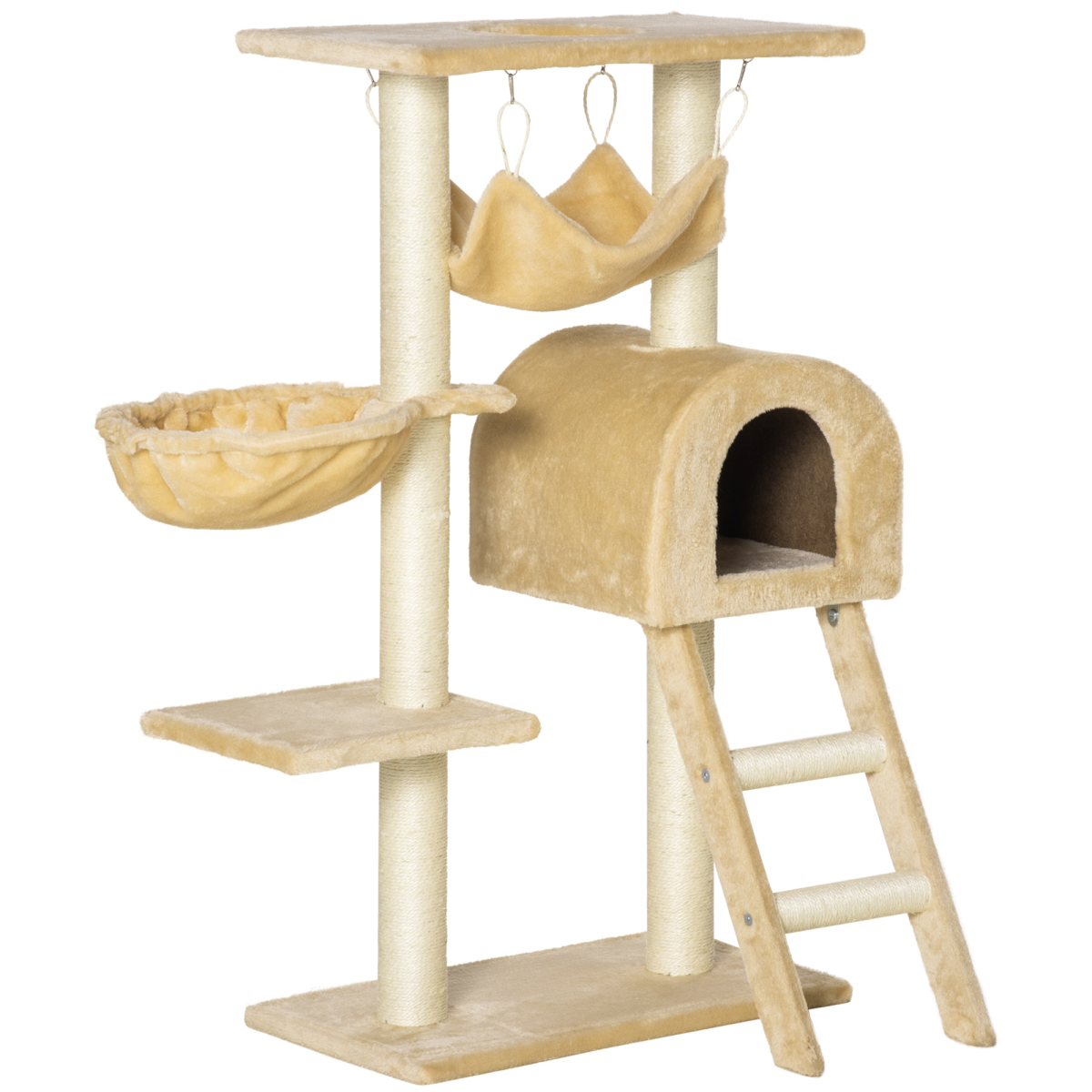 Cat Tree with Hammock and House