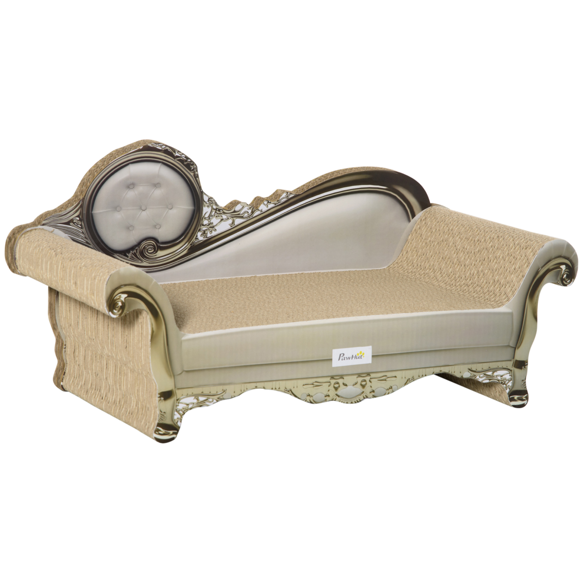 Cat Scratching Bed with Catnip - Brown